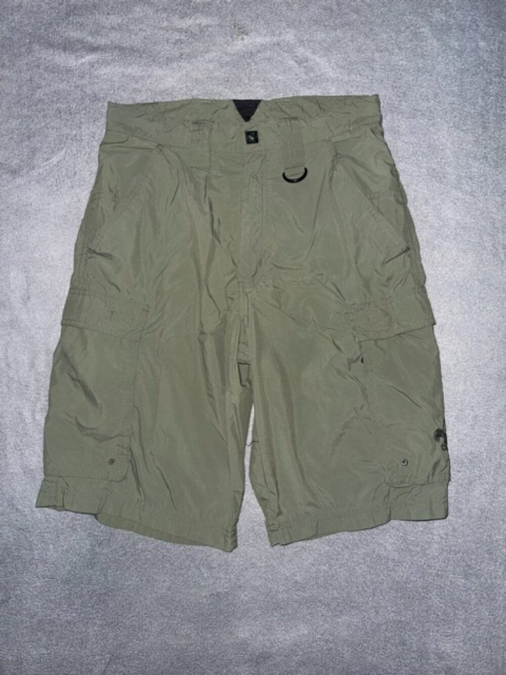 Boy Scouts of America Nylon Cargo Shorts Mens XS Khaki Outdoor Hiking Utility